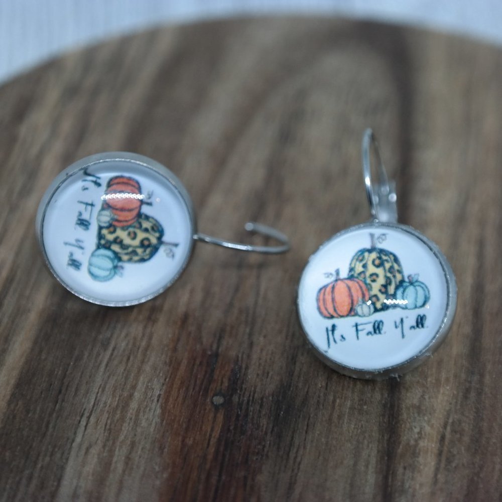 Fall stud earrings